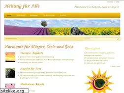 Sites similar to heilungfueralle.ch