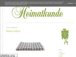 Sites similar to heimat-kunde.blogspot.com