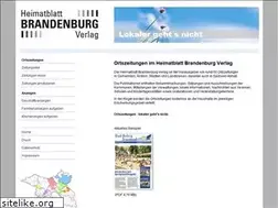 Sites similar to heimatblatt.de
