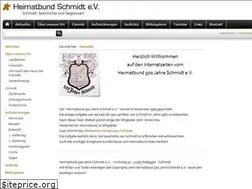 Sites similar to heimatbund-schmidt.de