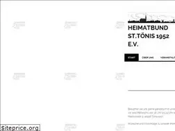 Sites similar to heimatbund-st-toenis.de