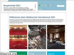 Sites similar to heimatschutzstadtzh.ch