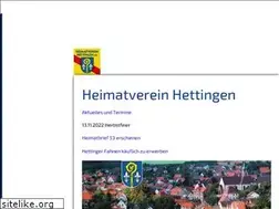 Sites similar to heimatverein-hettingen.de