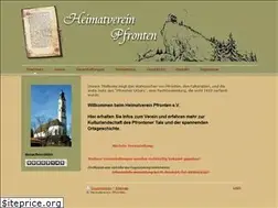 Sites similar to heimatverein-pfronten.de