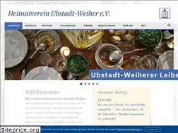 Sites similar to heimatverein-ubstadt-weiher.de