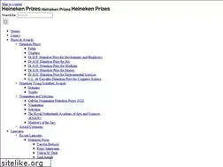 Sites similar to heinekenprizes.com