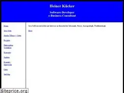 Sites similar to heinerkuecker.de
