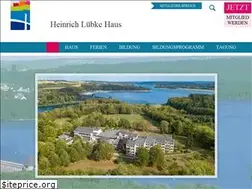 Sites similar to heinrich-luebke-haus.de