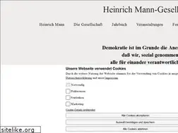 Sites similar to heinrich-mann-gesellschaft.de