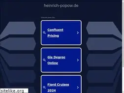Sites similar to heinrich-popow.de