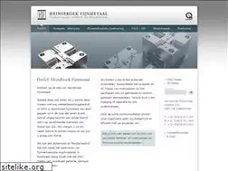 Sites similar to heinsbroek-fijnmetaal.nl