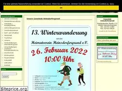 Sites similar to heinsdorfergrund-vogtland.de