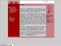 Sites similar to heinzlegal.com