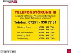 Sites similar to heinzmann-druck.de