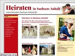 Sites similar to heiraten-sachsen-anhalt.de