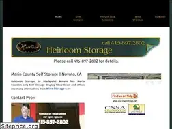 Sites similar to heirloomstorage.com