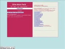 Sites similar to heitere-poetik.de