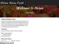 Sites similar to heiwaasianrestaurant.com