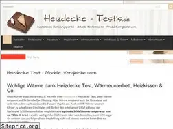 Sites similar to heizdecke-tests.de