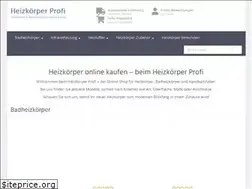 Sites similar to heizkoerper-profi.de