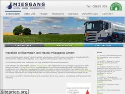 Sites similar to heizoel-miesgang.de