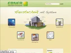 Sites similar to heizungsbau-ebner.de