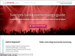 Sites similar to hejevent.se