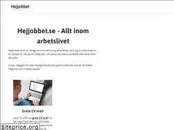 Sites similar to hejjobbet.se