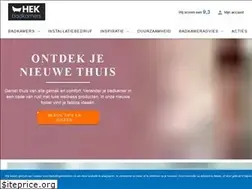 Sites similar to hek-badkamers.nl