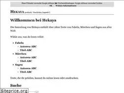 Sites similar to hekaya.de