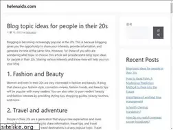 Sites similar to helenaidx.com