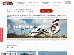 Sites similar to helicoptertourscapetown.co.za