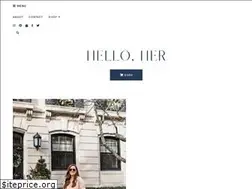 Sites similar to hello-her.com