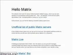 Sites similar to hello-matrix.net