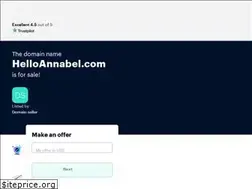 Sites similar to helloannabel.com