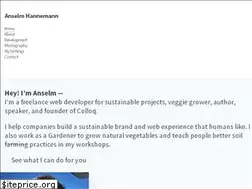 Sites similar to helloanselm.com