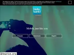 Sites similar to hellobank.be