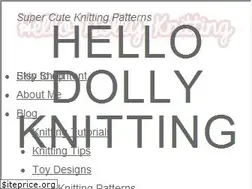 Sites similar to hellodollyknitting.com