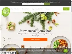 Sites similar to hellofresh.nl