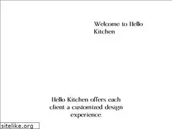 Sites similar to hellokitchen.net