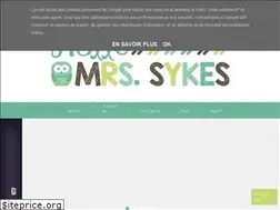 Sites similar to hellomrssykes.com