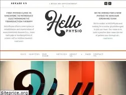 Sites similar to hellophysio.sg