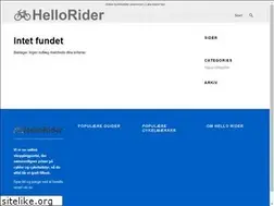 Sites similar to hellorider.dk