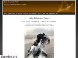 Sites similar to helloschnauzerpuppy.com