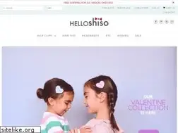 Sites similar to helloshiso.com