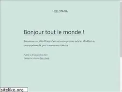 Sites similar to hellotana.com
