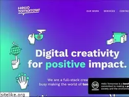 Sites similar to hellotomorrow.agency