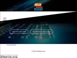 Sites similar to helloweek.news