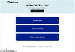 Sites similar to hellwafashion.com