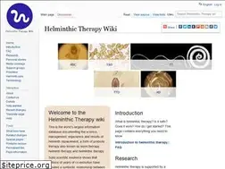 Sites similar to helminthictherapywiki.org
